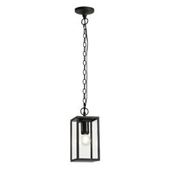 Jama Graphite Black Outdoor Pendant Light