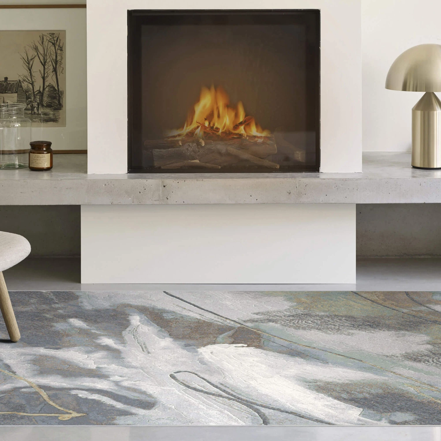 Galleria Navy Cream 133cm X 195cm Rug 1 Galleria Navy Cream 133cm X 195cm Rug