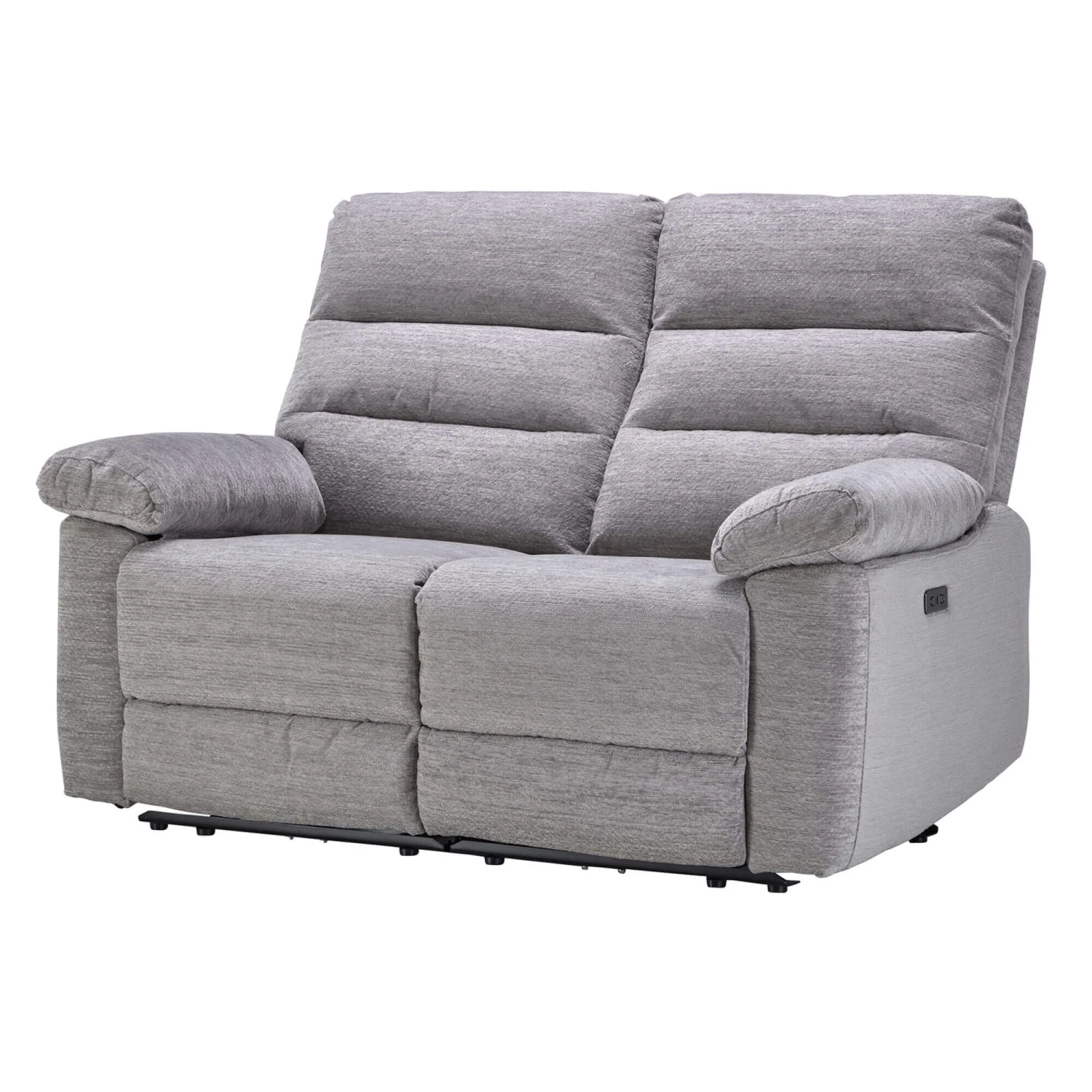Dante Grey Fabric 2 Seater Electric Recliner Sofa 2 Dante Grey Fabric 2 Seater Electric Recliner Sofa - Image 2