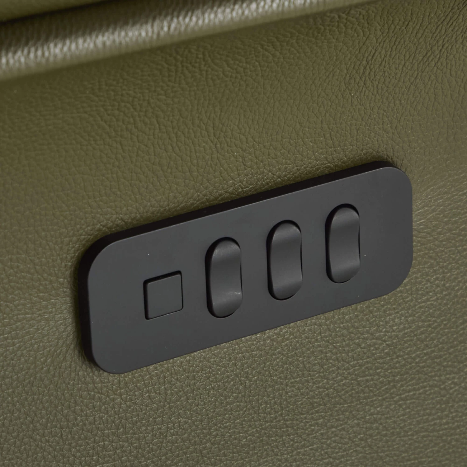 Kasava Green Semi Aniline Leather Power Recliner Chair 9 Kasava Green Semi Aniline Leather Power Recliner Chair - Image 9