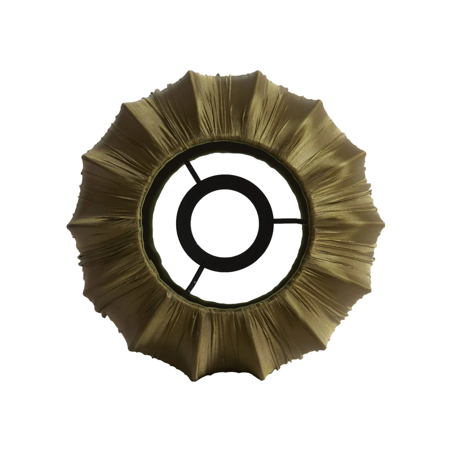 Chiffon Olive Green Cylinder 20cm Shade 2 Chiffon Olive Green Cylinder 20cm Shade - Image 2