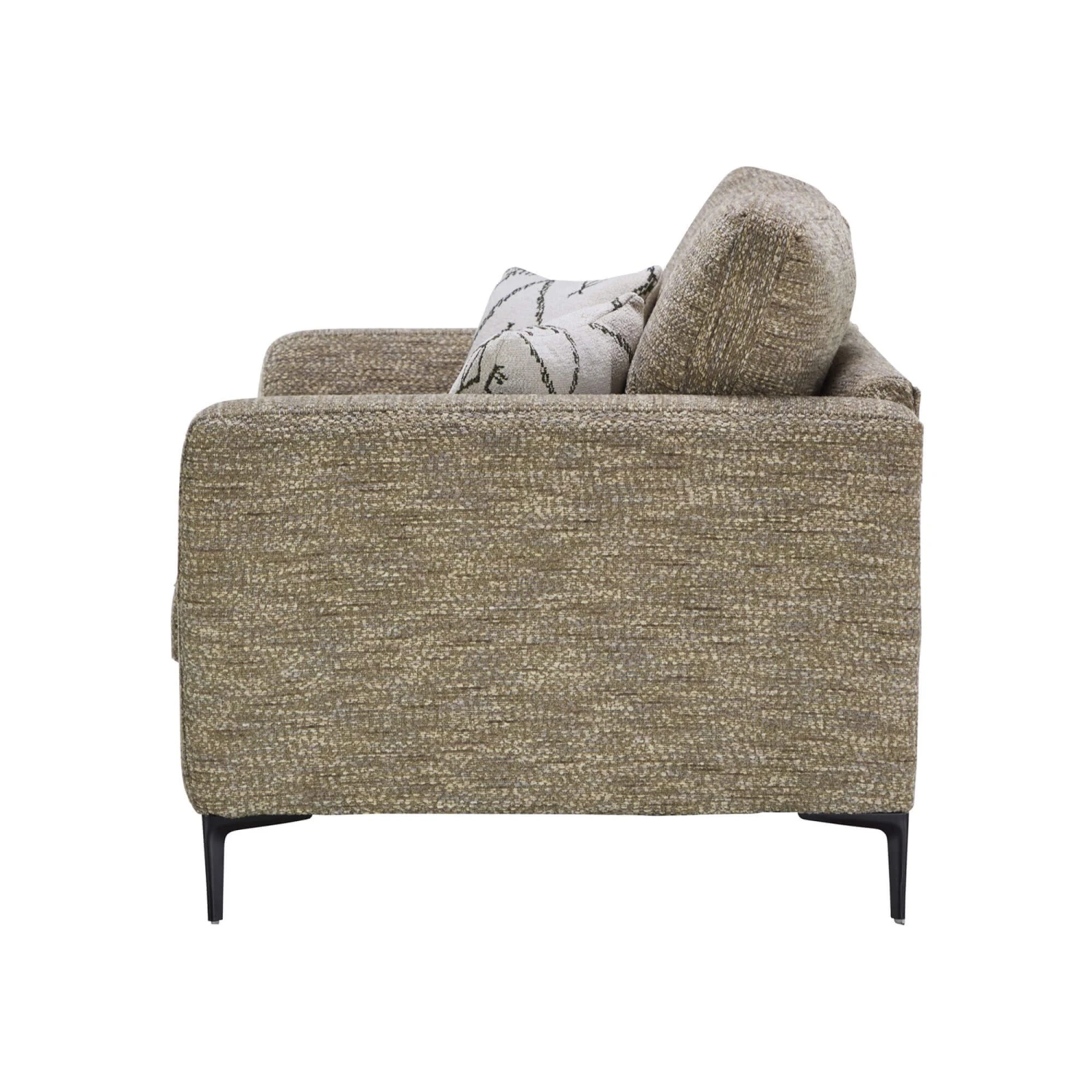 Isabella Green Fabric 2 Seater Sofa 3 Isabella Green Fabric 2 Seater Sofa - Image 3