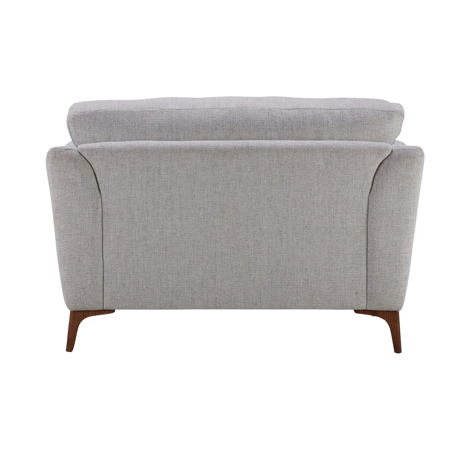 Harrison Pale Grey Fabric Cuddler Sofa 4 Harrison Pale Grey Fabric Cuddler Sofa - Image 4
