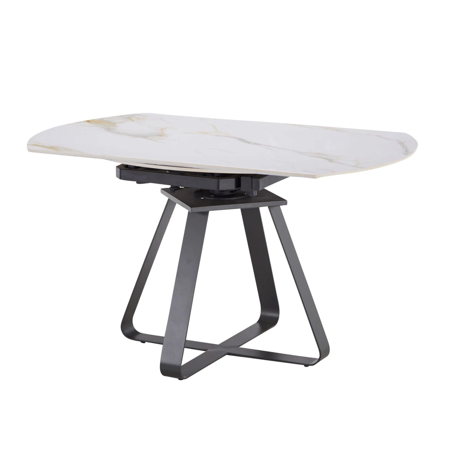 Landini Sintered Stone Extending Round Dining Table 2 Landini Sintered Stone Extending Round Dining Table - Image 2