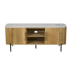 Rochelle Mango Wood & Marble TV Unit