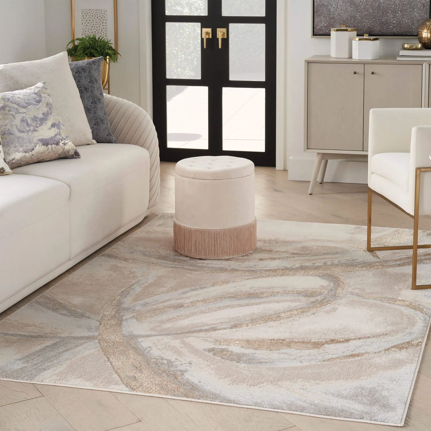 Brush Strokes Grey And Beige Rug Collection 1 Brush Strokes Grey And Beige Rug Collection
