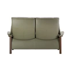 Stressless Buckingham 2 Seater Recliner Sofa In Paloma Shadow Green & Walnut -Housing Units Furniture Store e2eb9417a920478b85907aba0f1209f3