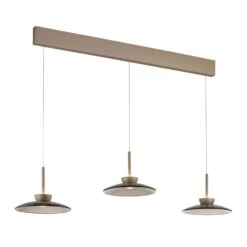 Luna Bronze & Dark Amber Glass 3 Light Bar Pendant -Housing Units Furniture Store e315dc9266daf26173e22673545a18ff