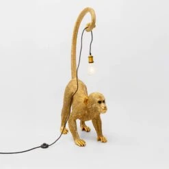 Kare Gold 120cm Monkey Dance Floor Lamp