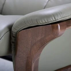 Stressless Buckingham 2 Seater Recliner Sofa In Paloma Shadow Green & Walnut -Housing Units Furniture Store e3e4e6e59c404ff7029ee603d3de139d