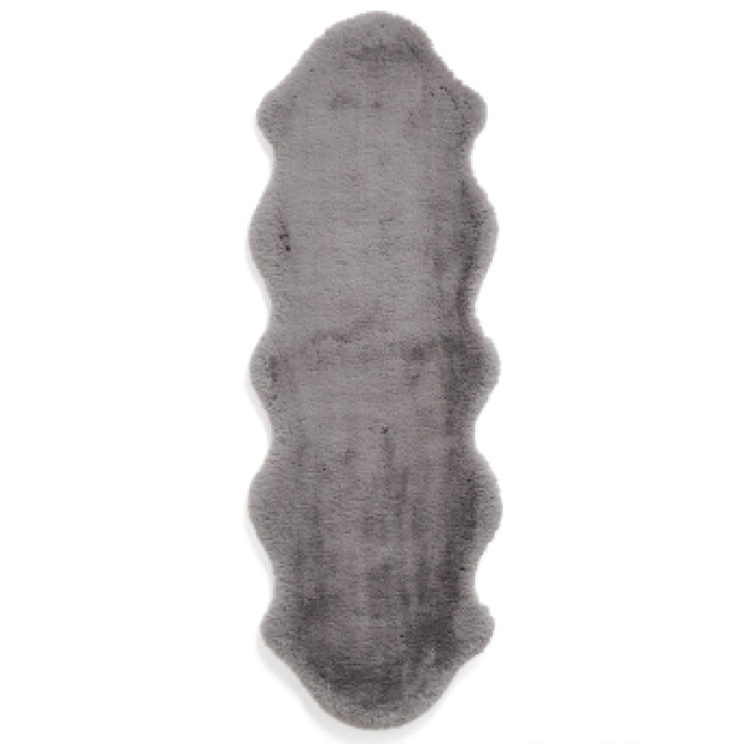 Super Teddy Grey Double Sheepskin Rug 5 Super Teddy Grey Double Sheepskin Rug - Image 5