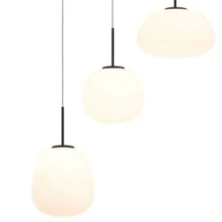 Henrik Satin Black & Frosted White Glass 9 Light Pendant -Housing Units Furniture Store e4160a58334780fb04c61bd870228f10