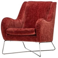 Whitney Accent Chair In Paprika