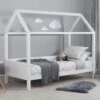 Home White Single Bed