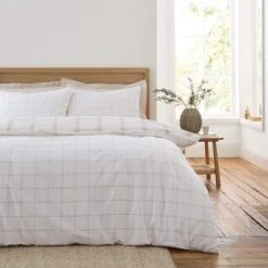 Oxton Check Natural Superking Duvet Set 8 Oxton Check Natural Superking Duvet Set -Housing Units Furniture Store e5124f3180443c81207d593093f9ddff