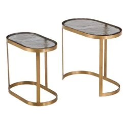 Souk Antique Brass And Glass Nest Of Tables -Housing Units Furniture Store e5be1b2bc8e88ae8ab9e15c89dbbb4e1