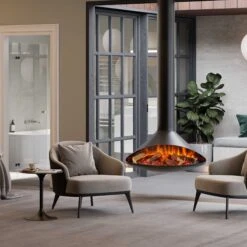 Onyx Orbit Black Suspended Fire -Housing Units Furniture Store e5cba718cfe4d218a0198aeb7e9cf712