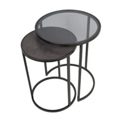 Libra Turner Set Of 2 Round Nesting Side Tables -Housing Units Furniture Store e5e28afdc016caf318841cc6addbde22