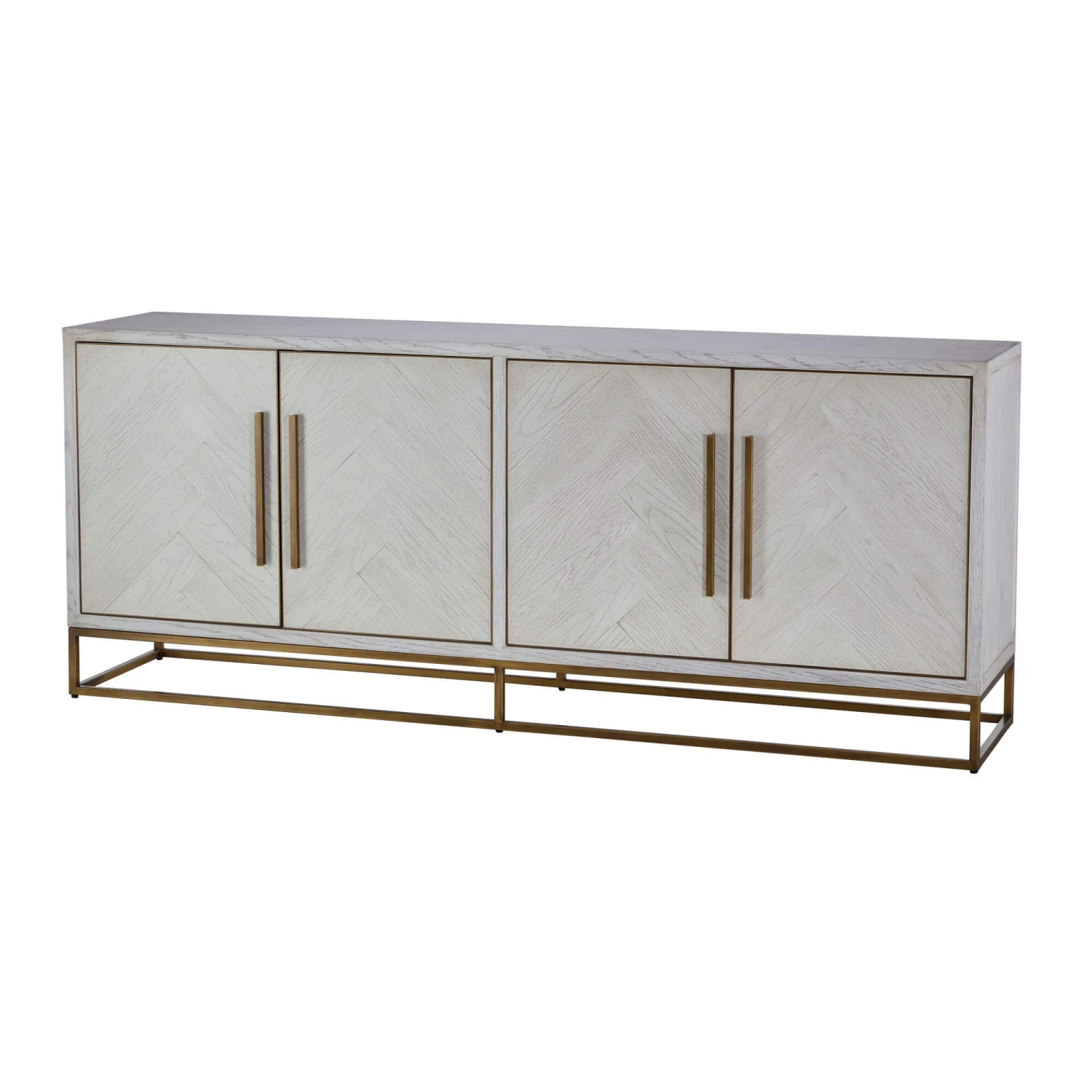 Santa Monica White Wood Sideboard 2 Santa Monica White Wood Sideboard - Image 2