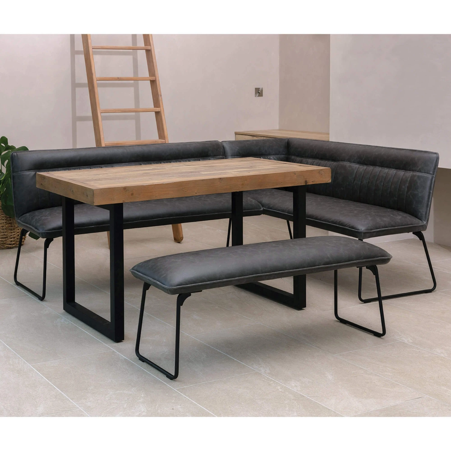 Malmo Reclaimed Timber 135cm Dining Table 3 Malmo Reclaimed Timber 135cm Dining Table - Image 3