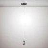 Hipsa 1.5m Black Pendant Light Cable And Bracket
