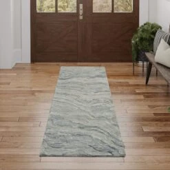 Graceful Blue 69cm X 229cm Runner