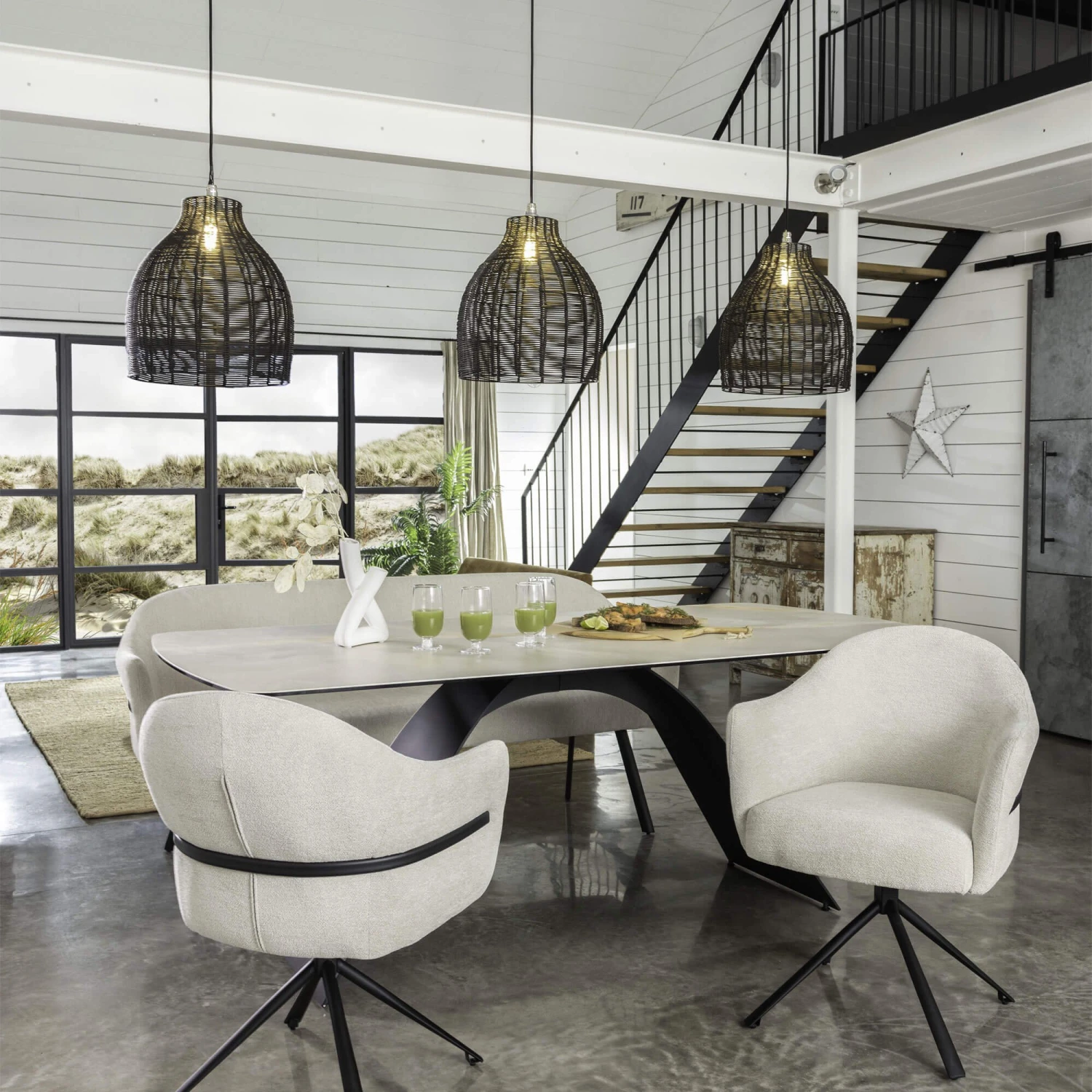 Black Rattan Cloche Pendant Shade 1 Black Rattan Cloche Pendant Shade