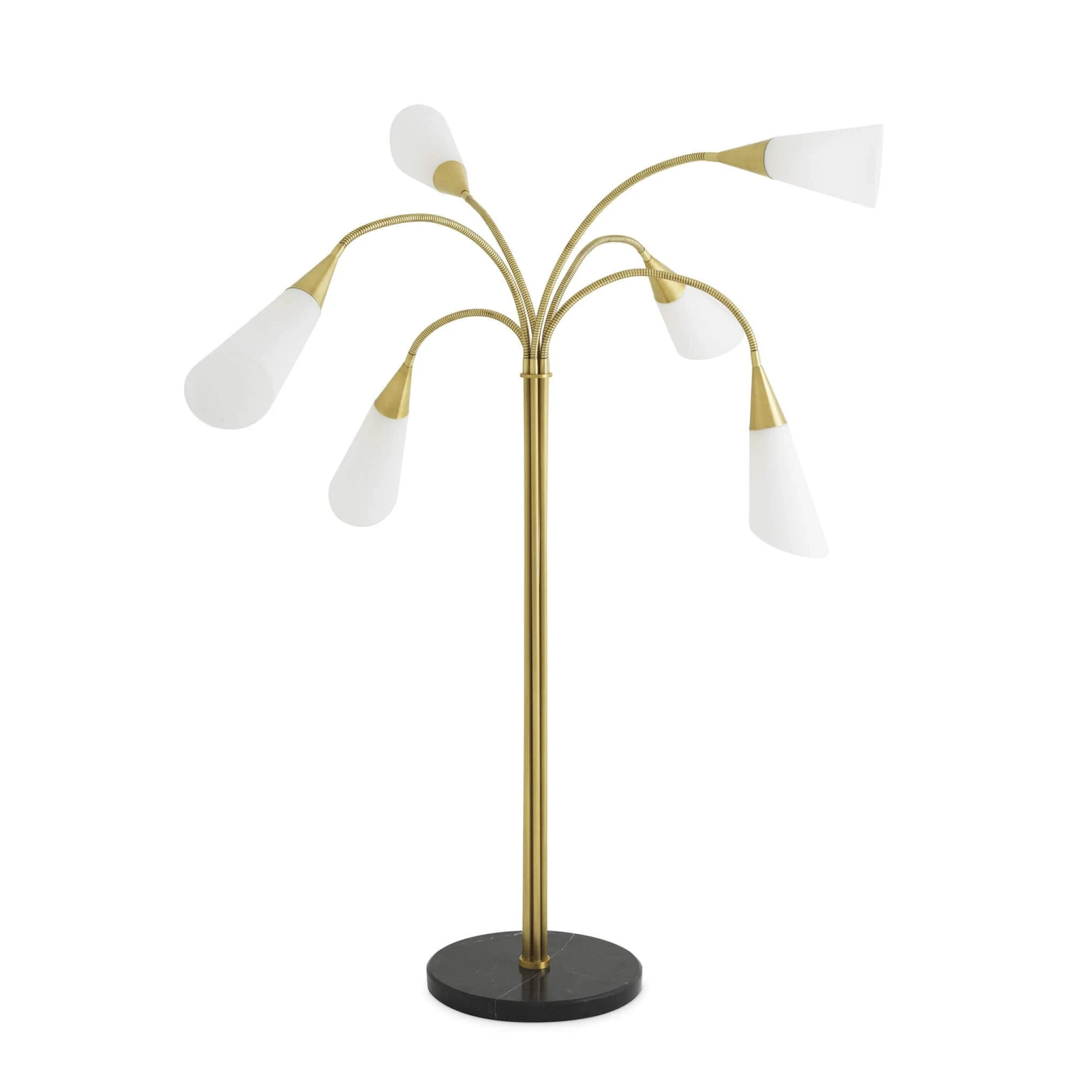 Eichholtz Gagnon Antique Brass 6 Arm Floor Lamp 2 Eichholtz Gagnon Antique Brass 6 Arm Floor Lamp - Image 2