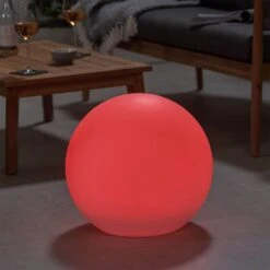 White Ball Colour Changing 45cm Outdoor Floor Lamp -Housing Units Furniture Store e8de7fd64423ad0b13a6d39023b65dcf 1