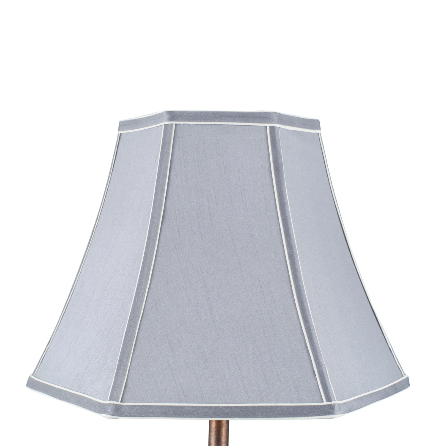30cm Grey Polysilk Bowed Light Shade 1 30cm Grey Polysilk Bowed Light Shade