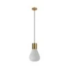 Cuba Gold Frost Pendant Light