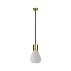 Cuba Gold Frost Pendant Light