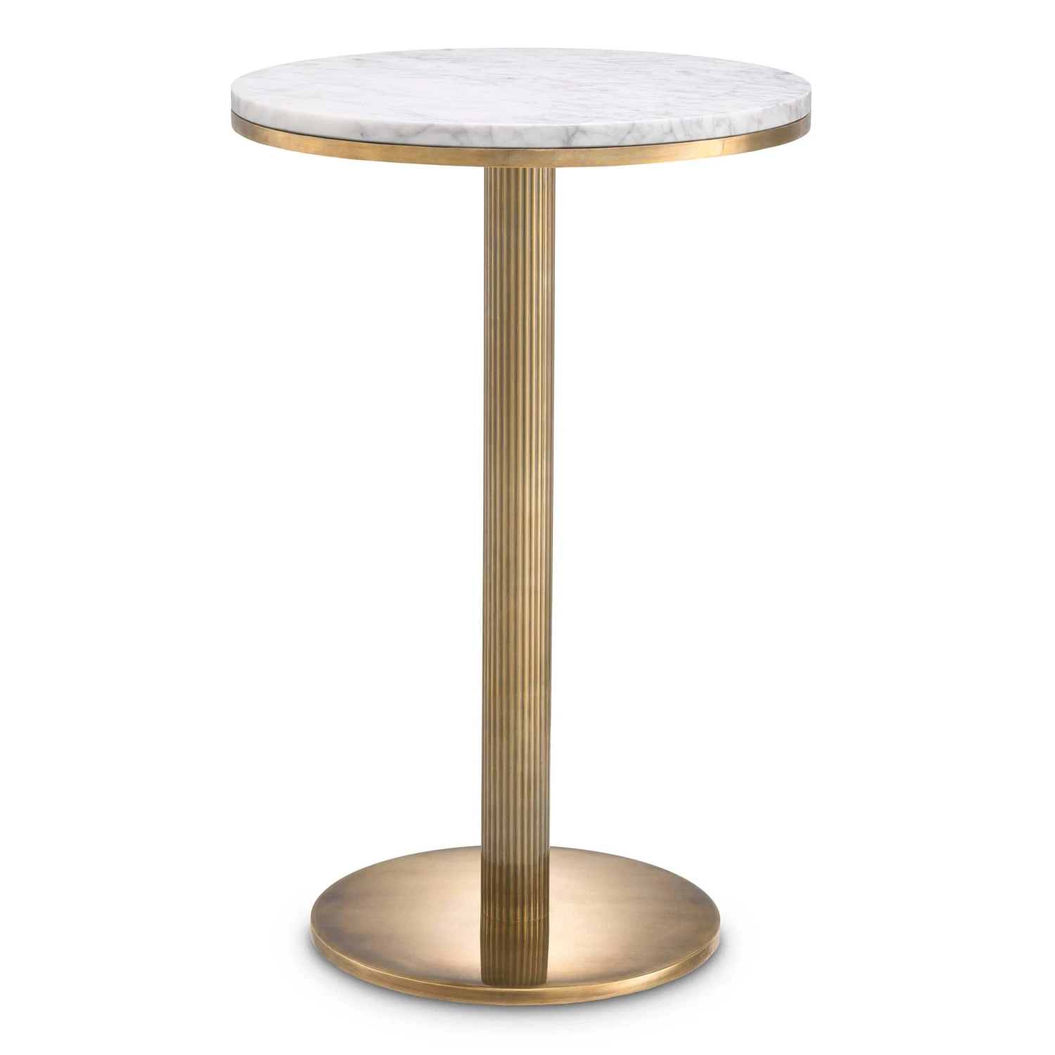 Eichholtz Tavolara White Marble And Vintage Brass Side Table 1 Eichholtz Tavolara White Marble And Vintage Brass Side Table