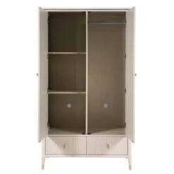 Davina Stone 2 Door 2 Drawer Wardrobe With Gold Handles -Housing Units Furniture Store ea7af31bb7637fea209e80acee1a95b7