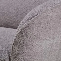 Adrienne Grey Boucle Fabric Loveseat 9 Adrienne Grey Boucle Fabric Loveseat -Housing Units Furniture Store eb626f6251700e8427c5781e27ebfb08