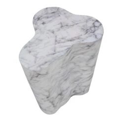 Cassian White Marble Effect Side Table 12 Cassian White Marble Effect Side Table -Housing Units Furniture Store ebdb0f383e27b3eacba9429751109a52