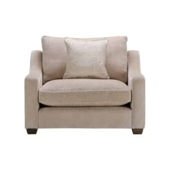 Haddon Imperial Oyster Fabric Snuggler Chair -Housing Units Furniture Store ec1d9cc0c895762746899b0851da8996