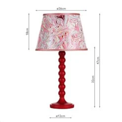 Spool Red Table Lamp Base -Housing Units Furniture Store ec24d7aed2f5313895479316d0c2ee9e 1