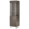 Montella 1 Door LHF High Gloss Display Cabinet