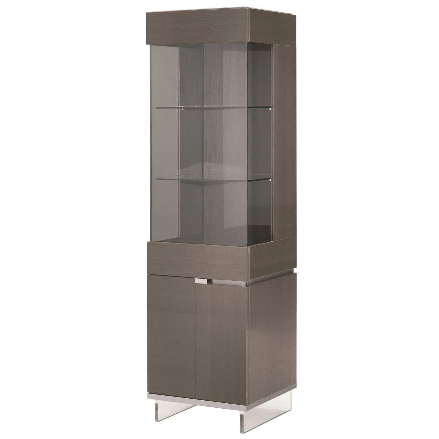 Montella 1 Door LHF High Gloss Display Cabinet 1 Montella 1 Door LHF High Gloss Display Cabinet