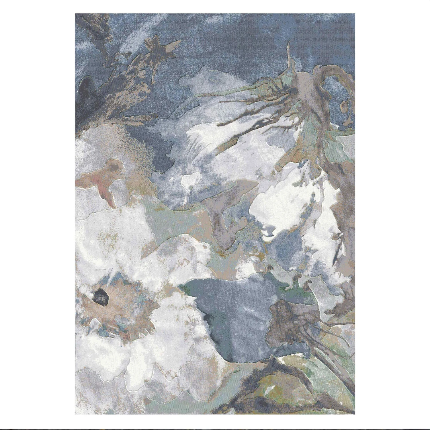 Galleria Blue Abstract 240cm X 300cm Rug 1 Galleria Blue Abstract 240cm X 300cm Rug