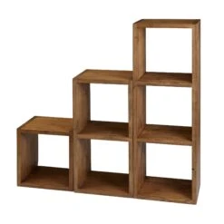 Old Wood Reclaimed Timber Indiana Brown Three Storage Cube -Housing Units Furniture Store ede74c5afcf7f24e83068fcda4598642