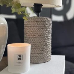 Soga Grey Table Lamp & White Shade -Housing Units Furniture Store ee4f3694ff5e34c01027ea25a55bb0a0