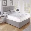 Royal Comfort Silver Fabric 2 Drawer Kingsize Divan Bed