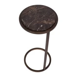 Libra Iota Brown Marble Accent Side Table -Housing Units Furniture Store ef7aab4f29cbdf780af694dd76a58457 1