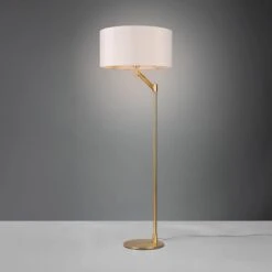 Sinclair Matt Brass Floor Lamp -Housing Units Furniture Store efb16e1e489855fabc0ce41323553121