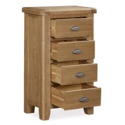 Trafalgar 4 Drawer Tall Chest -Housing Units Furniture Store f086e636ff3b7f62fdda94979a5fe695