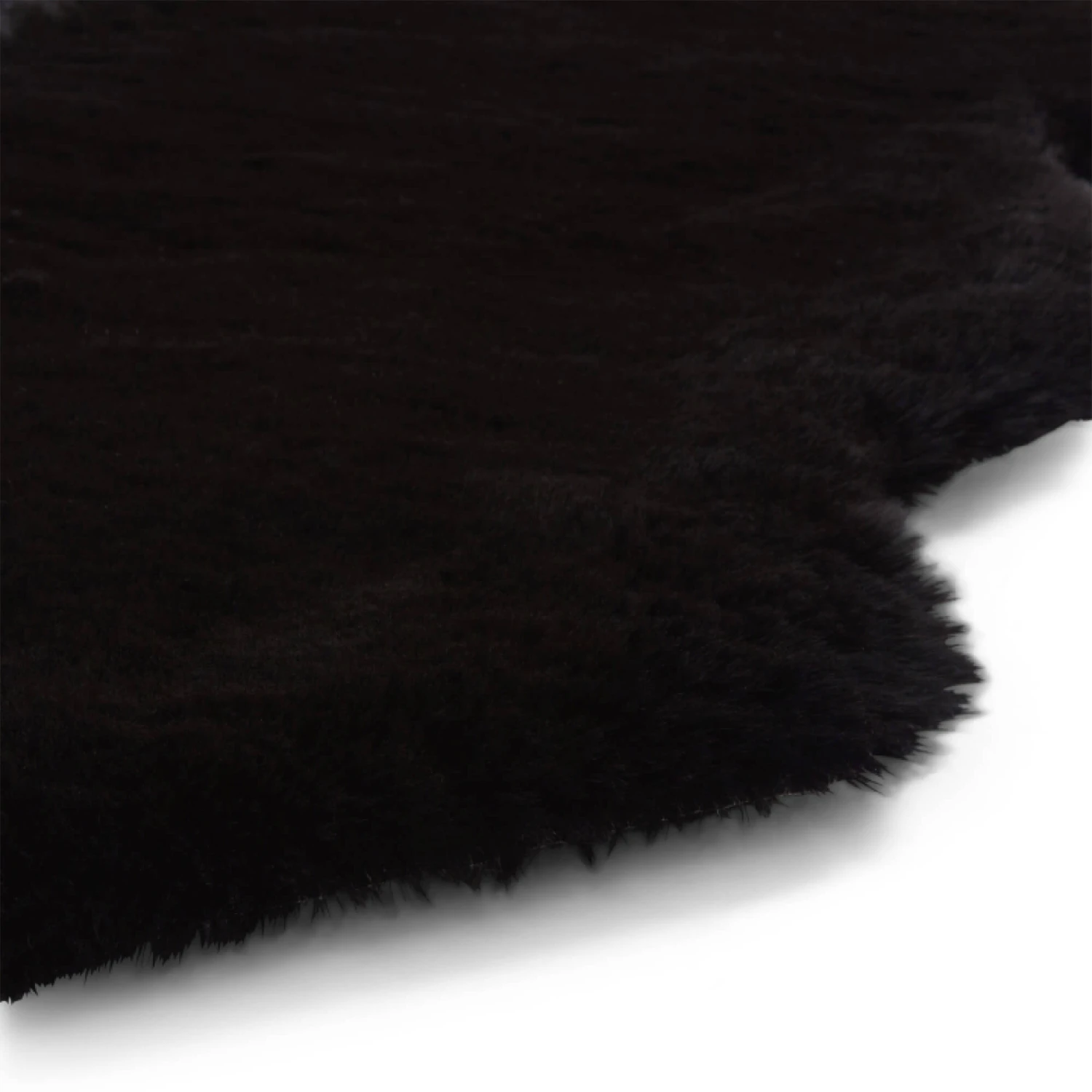 Super Teddy Black Single Sheepskin Rug 4 Super Teddy Black Single Sheepskin Rug - Image 4