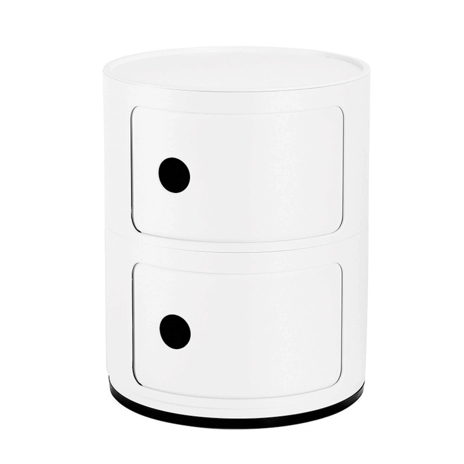 Kartell Componibili White Recycled 2 Drawer Unit 1 Kartell Componibili White Recycled 2 Drawer Unit