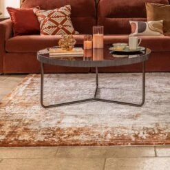 Kuza Terracotta Border Rug Collection -Housing Units Furniture Store f18f09ed4dc67a3d1846c2f9eaad4069